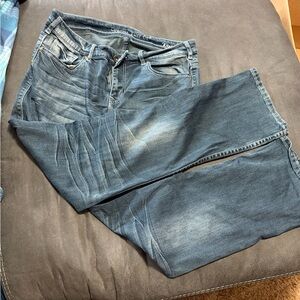 Cowgirl Tuff Dark Blue Denim Jeans